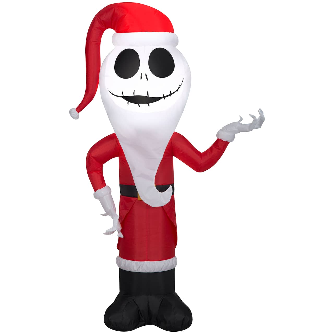 4ft. Airblown® Inflatable Jack Skellington as Sandy Claws